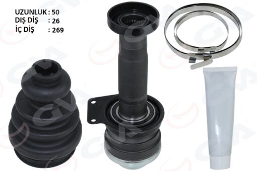 Aks Kafası İç Sağ T5 Axb 1.9 Tdi 04-10 Axb 1.9 Tdi - 7H0498104L-7H0498104K
