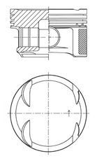 Pıston Segman Std 82.00mm Mercedes M271 Kompressor W204 S204 Cl203 - A2710307017