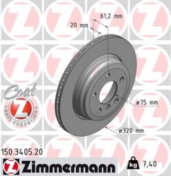 Fren Dıskı Arka Bmw E60 E61 E63 E64 - 34216772085-34216753215-34216864061