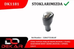 Vites Topuzu Parlak Krom Manuel 5 İleri Clio Iv - 328657531R