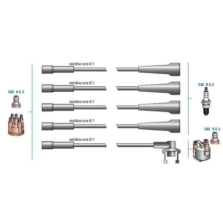 Buji Kablo Tk R11 Tx 88-flash 1.7 88-92 -r21 1.7 F2n - 7700742835-7700749517