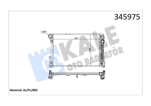 Motor Su Radyatoru Mercedes W204 S204 C204 W212 S212 C207 A207 X204 R172 - A2045002203