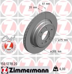 Fren Diski Arka Bmw M5 E34 88 95 E34 V8 4.0 92 96 - 34211165265