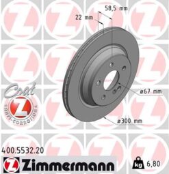 Fren Dıskı Arka Mercedes W221 R230 - A2304230412
