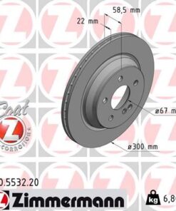 Fren Dıskı Arka Mercedes W221 R230 - A2304230412
