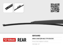 Silecek Süpürgesi Arka Muz Tipi 330mm Kıa Cee D. Pro Cee D 05/12