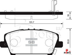Ön Fren Balata Honda Cıvıc 1.8l R18a Vtec Fk2 Hatchback 06- / 1.4l L13z1 Fk1 Sport 09- - 45022SMGE00-45022SMGE01-WVA24087