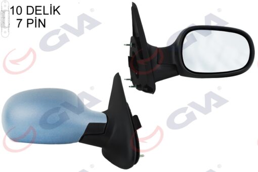 Dış Dikiz Aynası Sağ Megane 99 Elektrikli Isıtmalı Sensörlü Astarlı 7 Fiş Vm-129ehpsr - 7700431470-8200074440