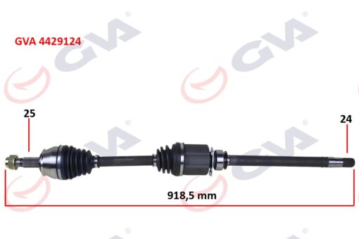 Aks Komple Sağ Bıpper-nemo 1.3 Hdı 10 Fıorıno 1.3 Mjtd Euro5 Mot. 13 İç Aks Kafalı - 1607440180-1612383480-51975576