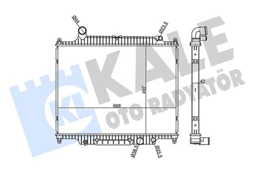Motor Su Radyatoru 368dt Range Rover Sport I L320 Range Rover 3 Vogue L322 06 12 - PCC500300
