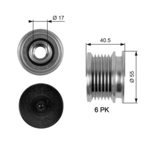 Alternator Kasnagı Mercedes W203 W210 W220 W639 B901 B906 - A6111550715