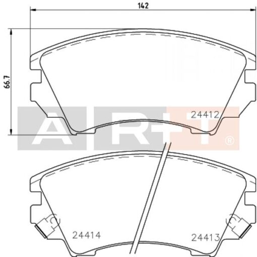 Ön Balata Opel Astra J 12 14 Insıgnıa 08 11 Zafıra 11 Saab 9.5 10 17 Jant Gdb1783 - 1605434-95520061-1605317-1680880480