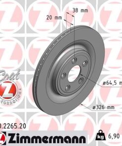 Fren Dıskı Arka Jaguar S-type 2 X200 Xf I X250 Xj X350. X358 Xj X351 Xj X308 Xk 2 X150 - C2D26352-C2C25339-C2D61075