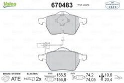 Ön Balata Fişli Passat 96-01 A6 94-97 100 Avant 1.8-2.0-2.5-2.6 Tdı 16v Gdb1049 - 4A0698151-4A0698151A-4A0698151C