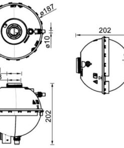 Radyator Yedek Su Deposu Bmw N13 N20 N26 B38 F20 F22 F23 F30 F32 F33 F34 F36 - 17137642158