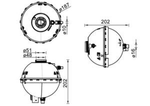 Radyator Yedek Su Deposu Bmw N13 N20 N26 B38 F20 F22 F23 F30 F32 F33 F34 F36 - 17137642158