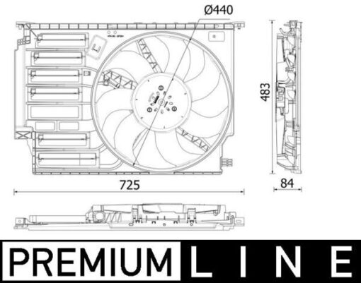 Radyator Fanı Premıum Lıne Bmw F45 F48 Mını F56 - 17428645860