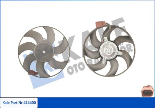 Fan Motoru Sağ Golf 5-6-passat-jetta-caddy 3-a3-octavıa-superb-leon 1.4-1.6-1.9-2.0 150wx292.9mm - 1K0959455DG-1K0959455CT-1K0959455ES