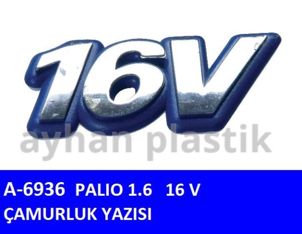 Arka Yazı 16v Palıo 1.6 - 98820453PA