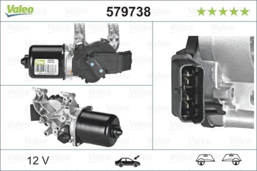Silecek Motoru Ön Clıo Iıı 06/05 - 7701061590