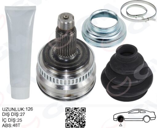 Aks Kafası Dış Sağ/sol Bmw E81 E87 E90 E91 E92 Z4 E89 126mm - 33217547075-33217547076