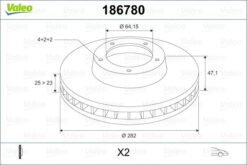 Ön Fren Diski Hava Kanallı Honda Accord 1.8l F18b2 Cg8 Euro 99-02 282 Çap X 4 Bijon - Takım Disk Fiyatıdır - 45251S1AG00-45251S1AE40-45251S1A305