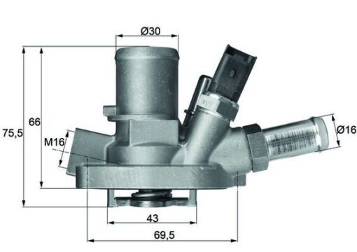 Termostat Komple Lınea-bravo Iı-grande Punto 1.4 T-jet 07 G1019.80 - 55208964