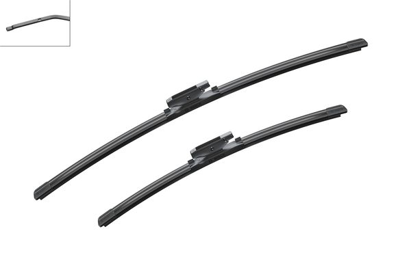 Silecek Süpürgesi 60 45cm Flatblade-muz Tipi Renault Megane Iı 02 - 7711421438-7701063733-7701063735