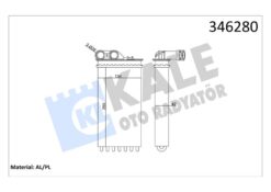 Kalorifer Radyatörü C4 04 P307 04 Ac Klimasız 247x134x42 - 6448.N5