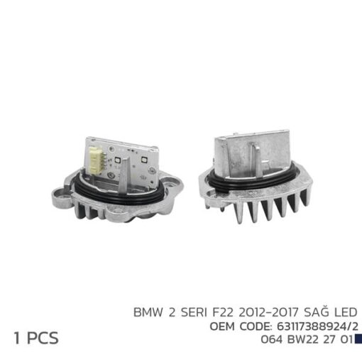 Bmw 2 F22 2012-2017 Sağ Led Far Modl 63117388924/2 - 63117388924-2