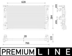 Motor Su Radyatoru Premıum Lıne Bmw G30 16 20 G31 18 20 - 17118474823 17118576505