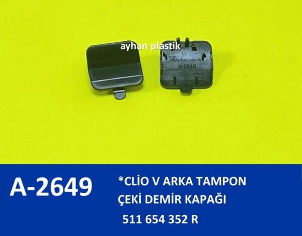 Arka Tampon Çeki Demir Kapağı Clio V - 511654352R