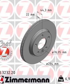 Arka Fren Aynası Havalı Transporter T5 1.9 Tdi 2.0 2.5 Tdi 04/03 Multıvan 4.03 294x21.9x5dlxhaval 986479097-df4312 - 7H0615601B