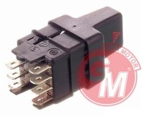 Dörtlü Flaşör Anahtarı Fiat Uno - 181859280-181527380-181859270