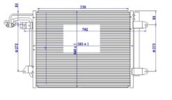 Klima Kondenseri Caddy Iıı-touran 03-09 1.4-1.6-1.9-2.0tdı 580x451x16 - 1T0820411A-1T0820411B-1T0820411C