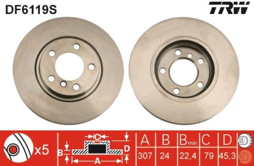 Fren Dıskı On Mını Countryman Paceman R60 R61 - 34119804829-34119811538