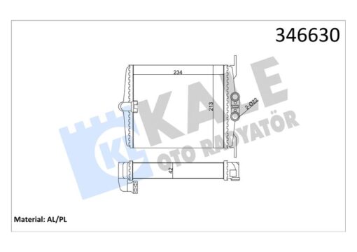 Kalorıfer Radyatoru Mercedes S-class W140 Sası No: A133638 - A1408300761