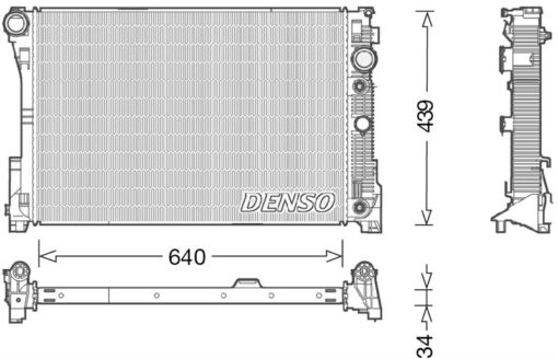 Motor Su Radyatoru Mercedes W204 S204 C204 C218 X218 W212 S212 C207 A207 X204 - A2045003603