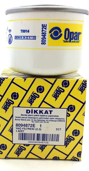 Yag Fıltresı Ducato Iıı Iveco Daıly 2.3jtd 06 Karsan J10 Jest 2.3jtd 13 E4 E5 - 2995811-504091563-8094872