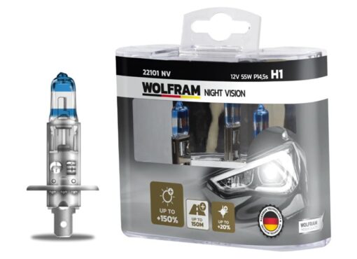 Ampul 12v H1 55 P14.5s Nıght Vısıon 150 Fazla 20 Beyaz Işık