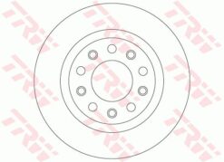 Arka Fren Aynası Alfa Romeo Gıulıetta 10 1.4tb-1.6jtdm 264x5dxdolu - 51806283-51815313-51912593