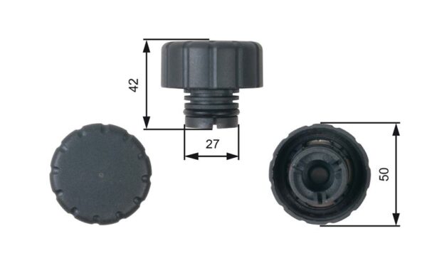 Radyator Yedek Su Depo Kapagı Mercedes W168 W169 W245 W414 - A1685010115
