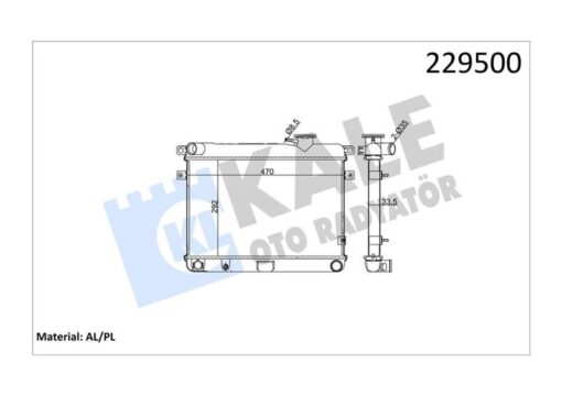 Radyatör M131 Em-ym 470x292x34 2 Sıra Al Pl Sistem - 850080770-5953475-85005296