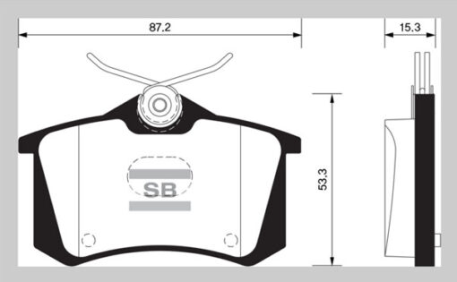 Arka Fren Balata Renault Clıo 05- / Kangoo/ Modus/ Fluence/ Megane Scenıc / Cıtroen Berlıngo 99- / C2 C3 C4 03- / Ds4 11- / Peugeot 307 00- / 308 07- / Partner 96- /vw Polo Classıc 95-01 - 1H0698451F-4250.56-WVA20960