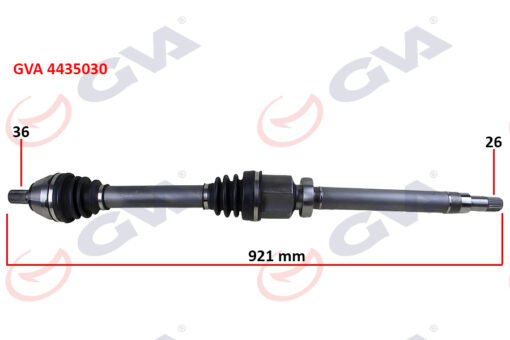 Ön Aks Komple Sağ Ford Focus Iı 1.6tdci 04-11 -cmax 1.6tdci 07-11 -volvo S40 Iı 04 12 S40 Iı 544 05 12 V50 545 05 12 1.6d-1.8-2.0d 26x36x921mm - 3M513B436DAF-3M513B436DAH-1493007