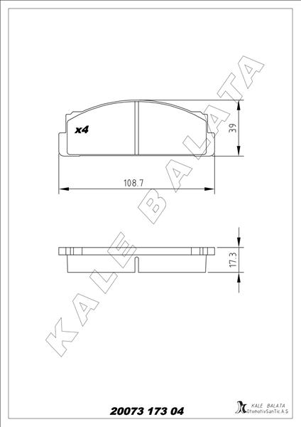 Ön Balata M131 Dkş-s-sl-slx-m124-serçe - 4236412-4174992