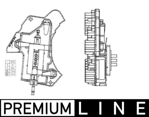 Klıma Fan Regulatoru Mercedes W202 W210 Sası No: A344661 F331441 - A2108206210