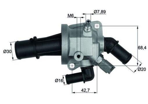 Termostat Komple G852.88 Albea-doblo-palıo-1.3 Corsa C-combo-merıva 1.3 Cdtı Mşrlü 88c Tı153.88 - 1338841-55180041-6338022-93177343
