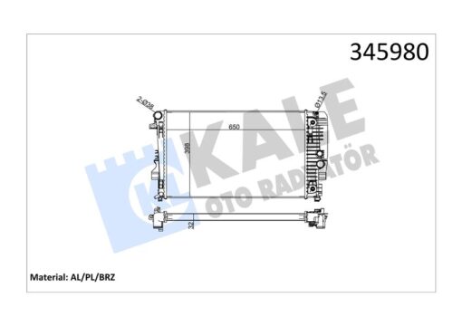 Motor Su Radyatoru Mercedes Vıto W639 03 - A6395010701