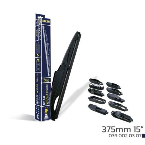 Nıken 375mm 15 10 Aparatlı Arka Silecek Süpürgesi - UNIVERSAL